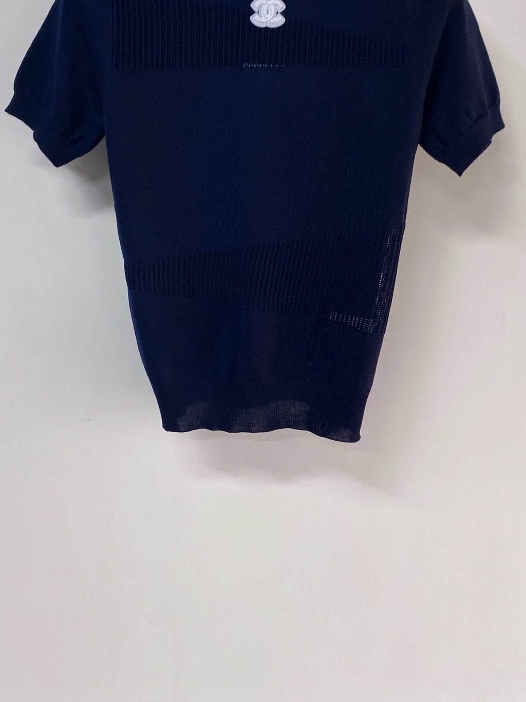 CHANEL 26S SHORT-SLEEVE KNIT TOP STYLE 1087