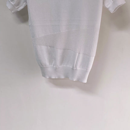 CHANEL 26S SHORT-SLEEVE KNIT TOP STYLE 1086