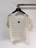 CHANEL 26S SHORT-SLEEVE KNIT TOP STYLE 1088
