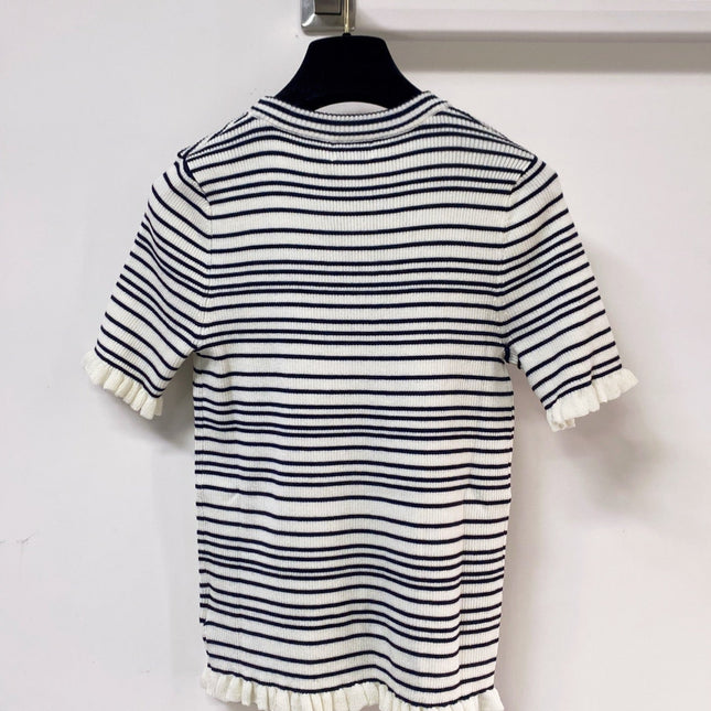CHANEL 26S SHORT-SLEEVE SWEATER STYLE 1051