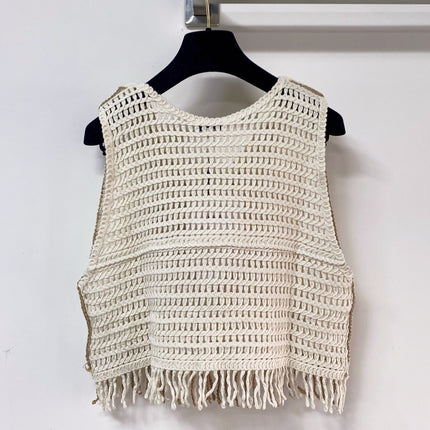 CHANEL 26S SLEEVELESS SWEATER STYLE 1053