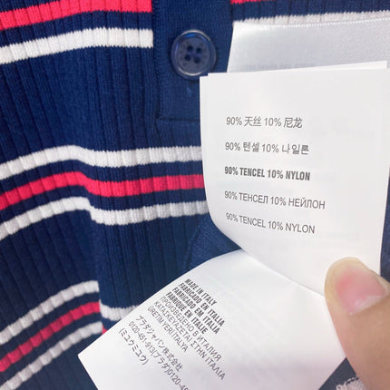 PRADA 26S SHORT-SLEEVED KNIT POLO SHIRT STYLE 892
