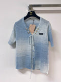 MIUMIU 26S SHORT-SLEEVED SWEATER STYLE 1131