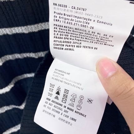 MIUMIU 26S SHORT-SLEEVED SWEATER STYLE 1127
