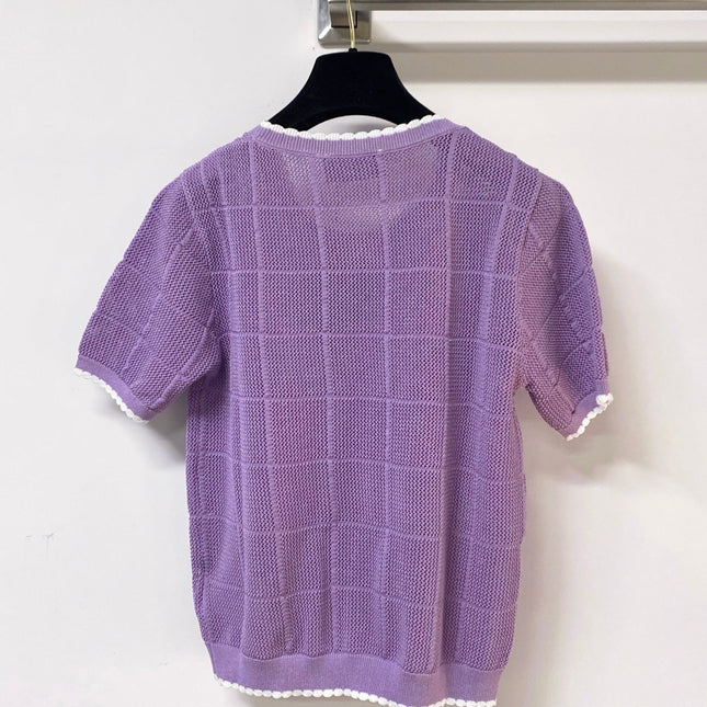 PRADA 26S SHORT-SLEEVED SWEATER STYLE 857