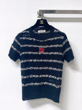 MIUMIU 26S SHORT-SLEEVED SWEATER STYLE 1046