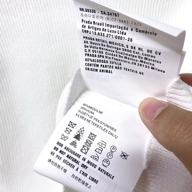 MIUMIU 26S SHORT-SLEEVED KNIT POLO SHIRT STYLE 1054