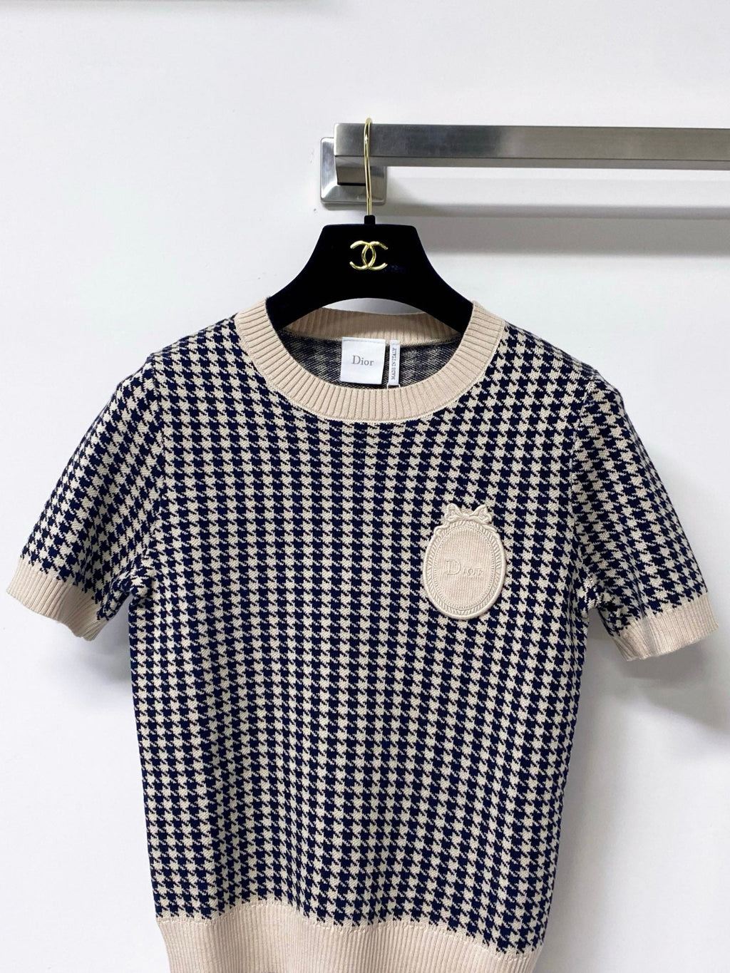 DIOR 26S SHORT-SLEEVED SWEATER 1263