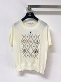 DIOR 26S SHORT-SLEEVED SWEATER 1248