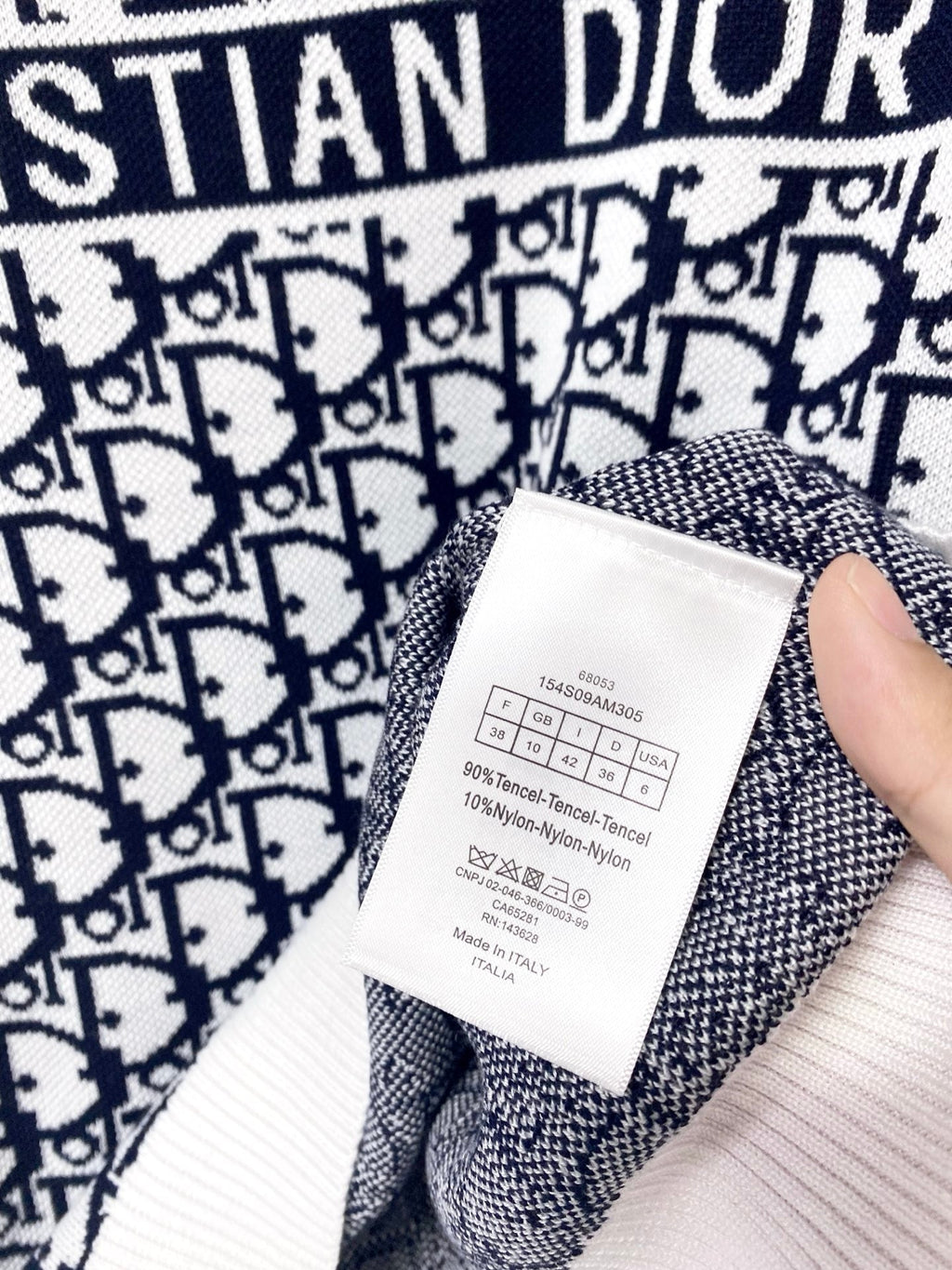 DIOR 26S SHORT-SLEEVED SWEATER 1253
