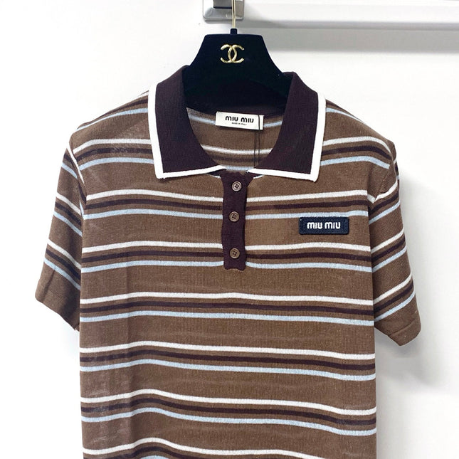 MIUMIU 26S KNIT POLO 1169