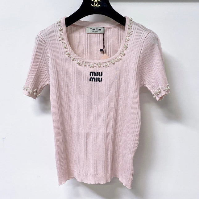 MIUMIU 26S SHORT SLEEVE T-SHIRT 1245