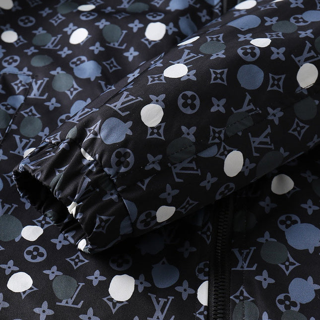 LV BLACK MONOGRAM HOODED JACKET 238997
