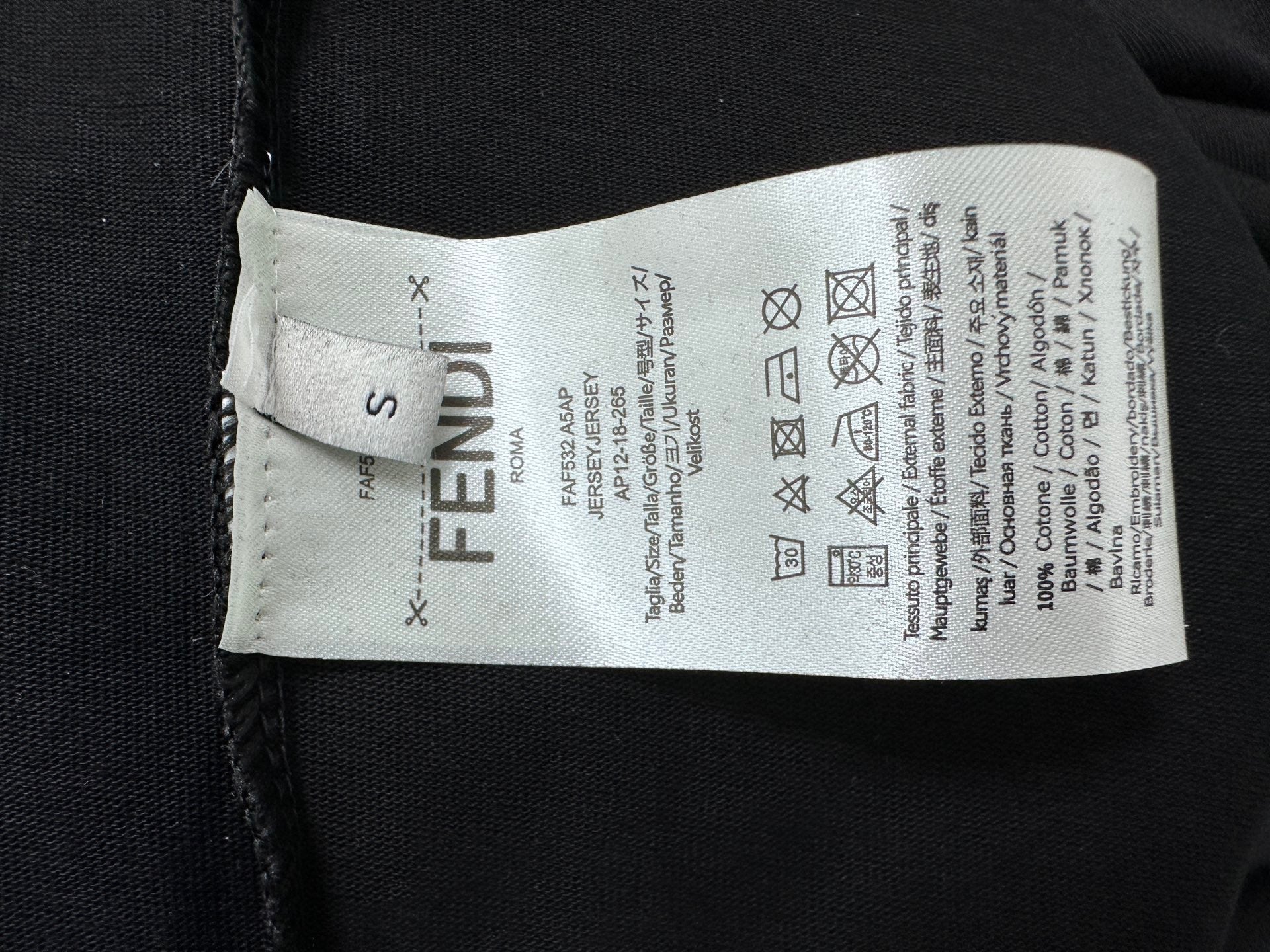 FENDI 26S SHORT SLEEVE T-SHIRT 186