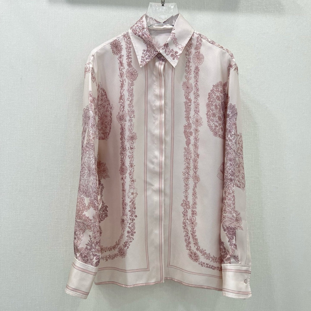 HM PRINTED SILK SHIRT 269262