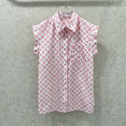 LV SLEEVELESS LOGO PRINT TOP 269947