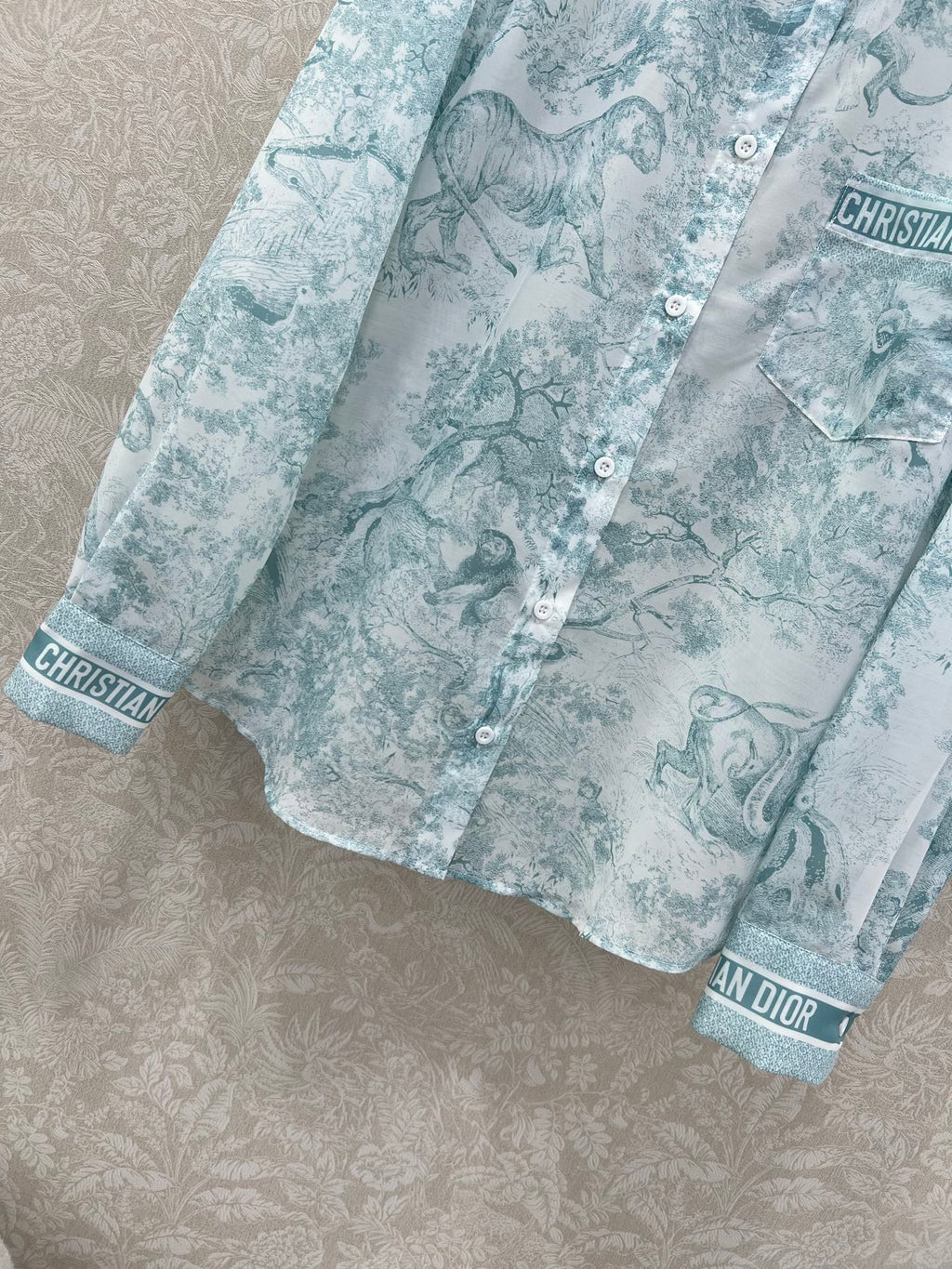 DIOR SET LONG-SLEEVE SHIRT AND SHORTS 269954