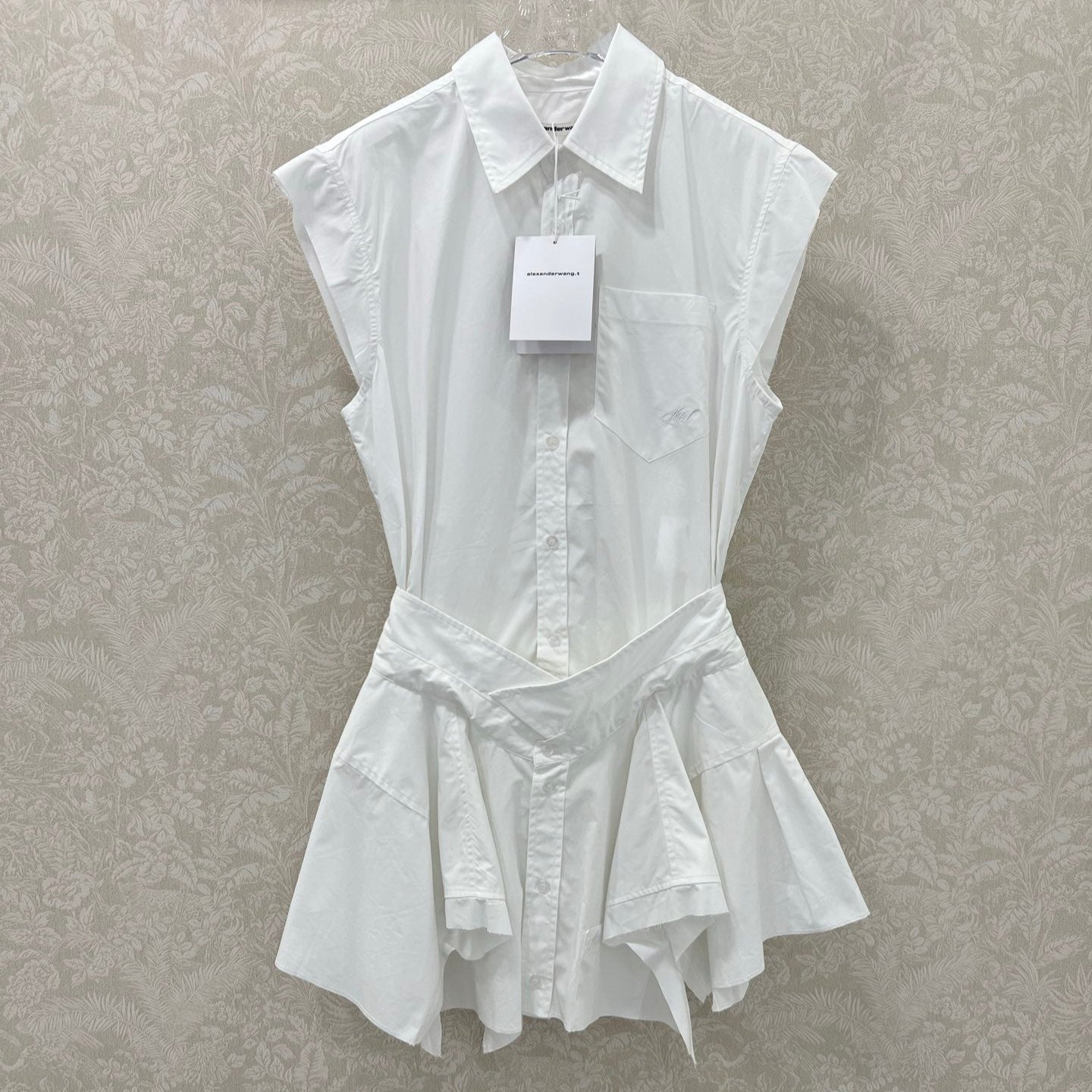 ALEXANDER WANG UNIQUE DESIGN SHIRT DRESS 272255