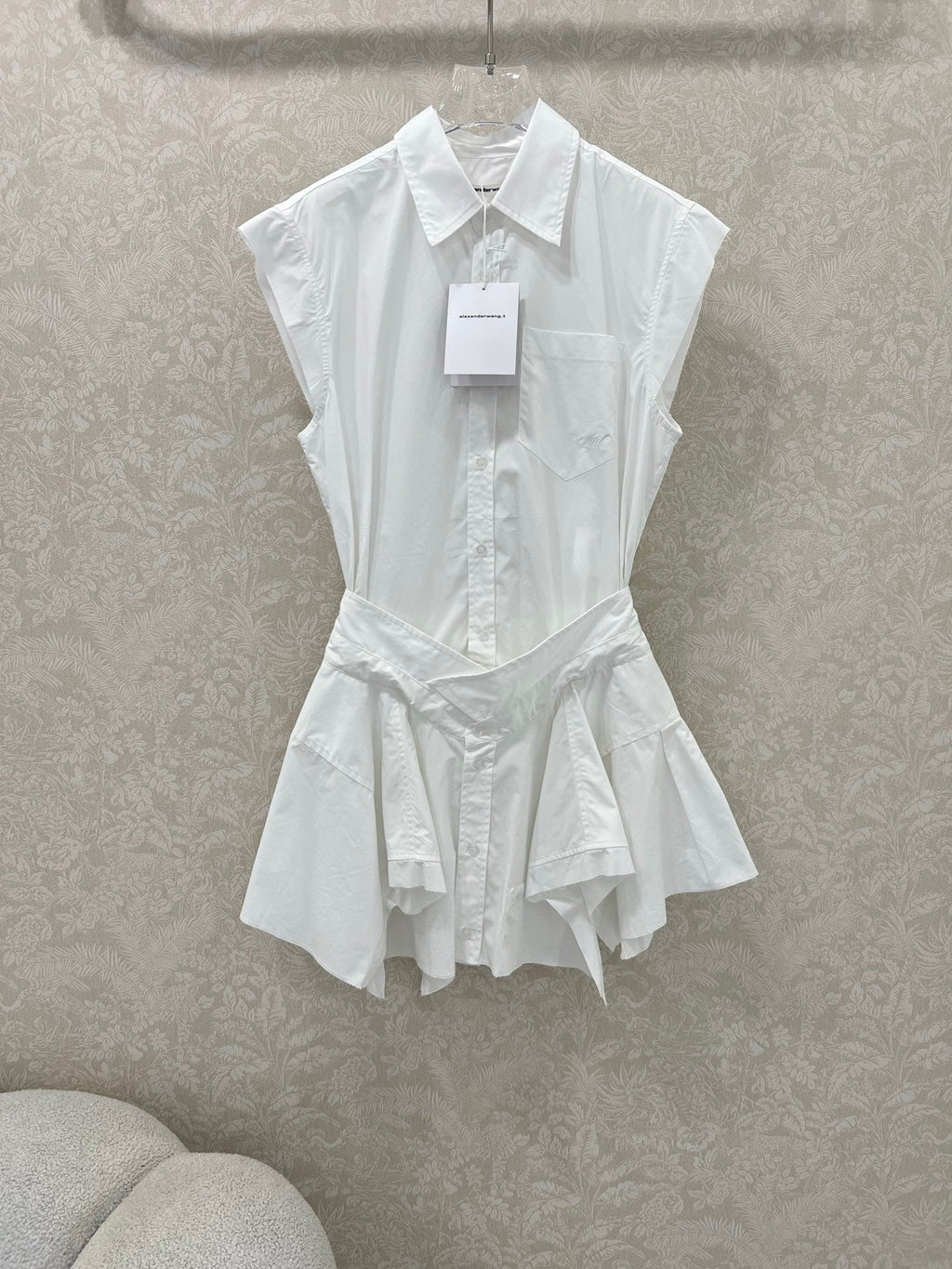 ALEXANDER WANG UNIQUE DESIGN SHIRT DRESS 272255