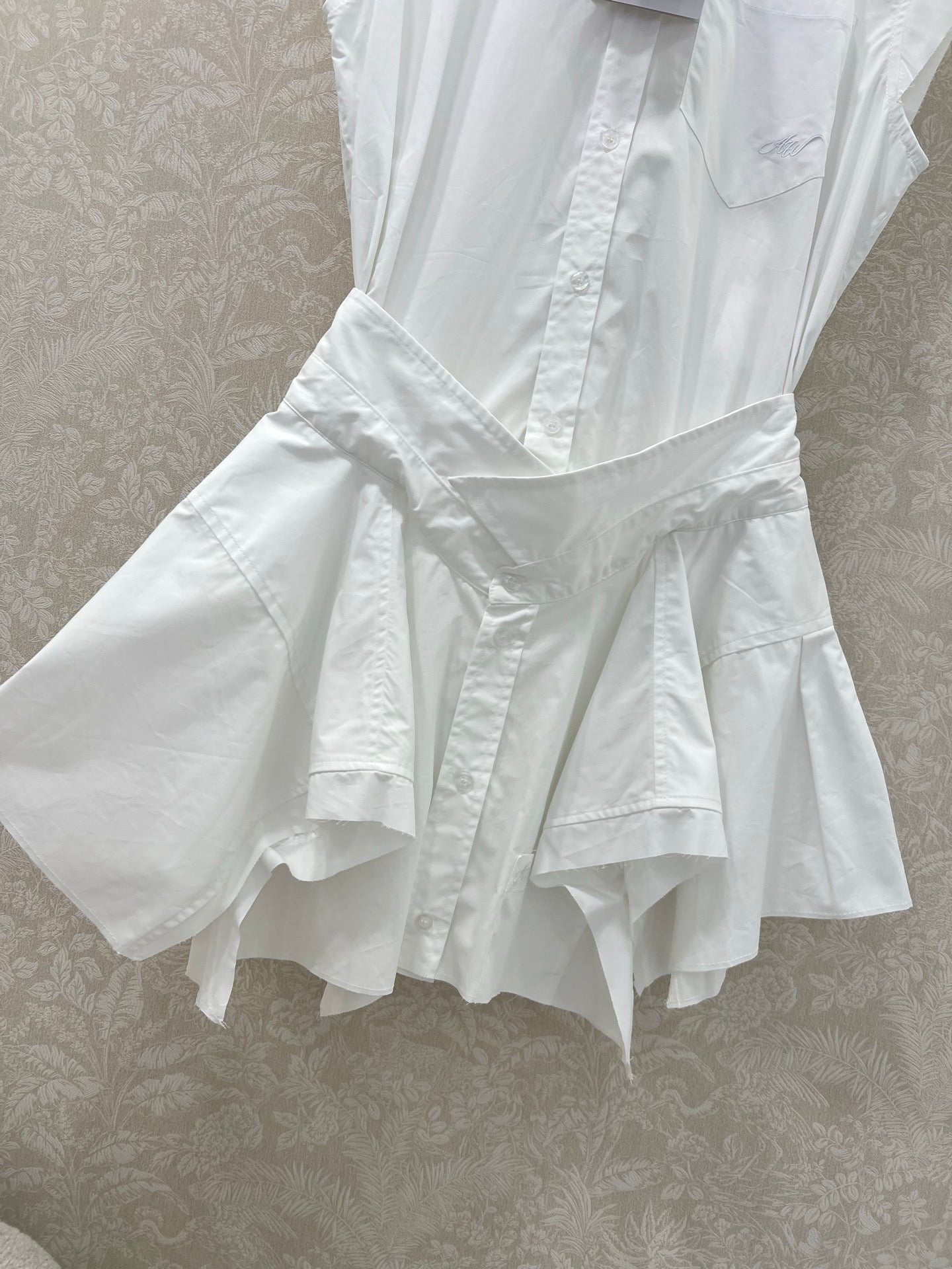 ALEXANDER WANG UNIQUE DESIGN SHIRT DRESS 272255