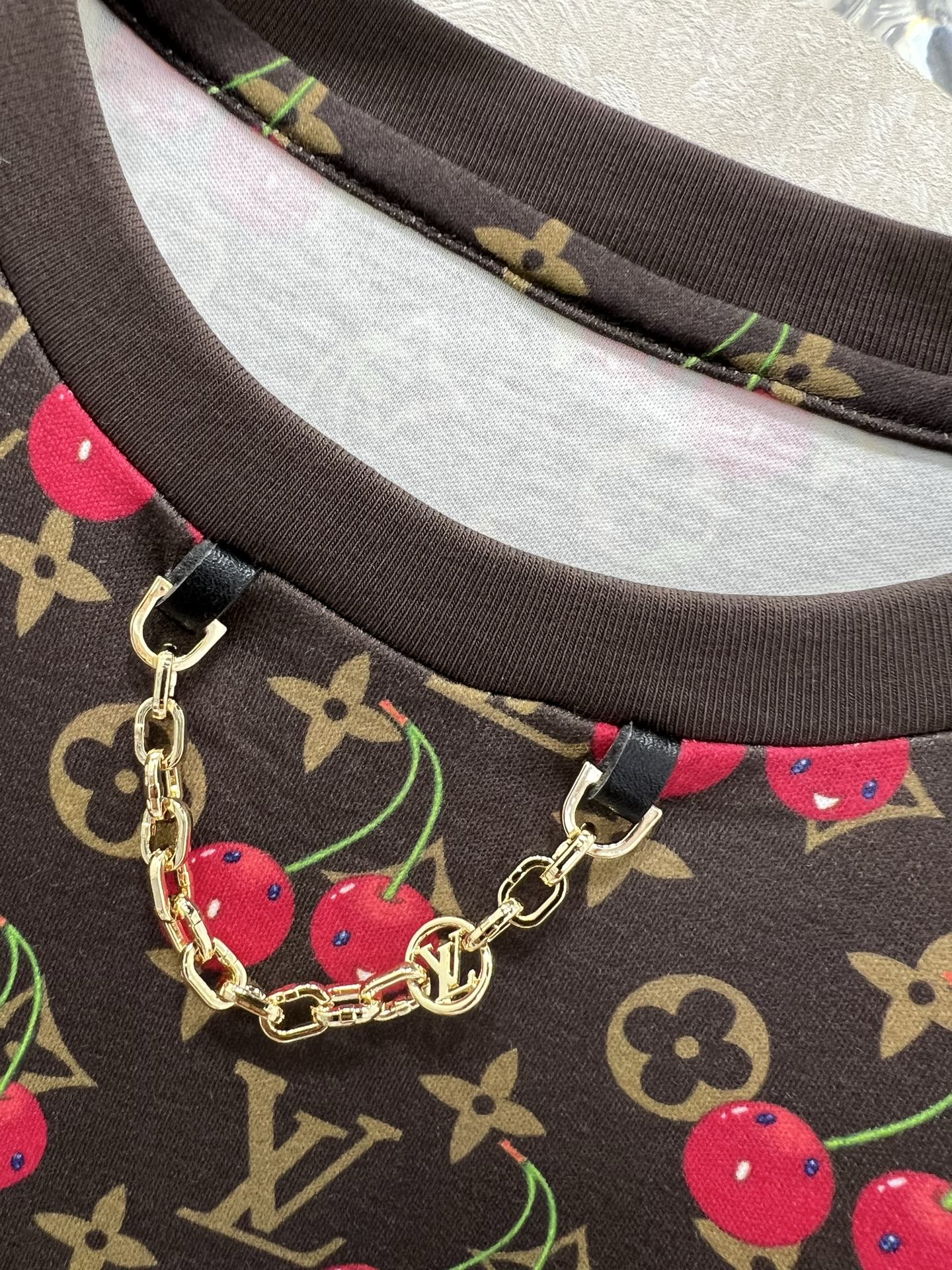 LOUIS VUITTON CHERRY BLOSSOM PRINT T-SHIRT 275069
