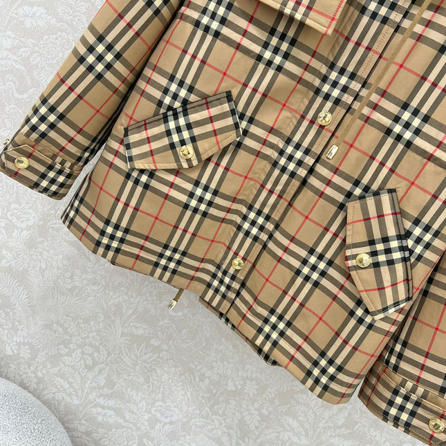 BURBERRY PLAID JACKET 275082