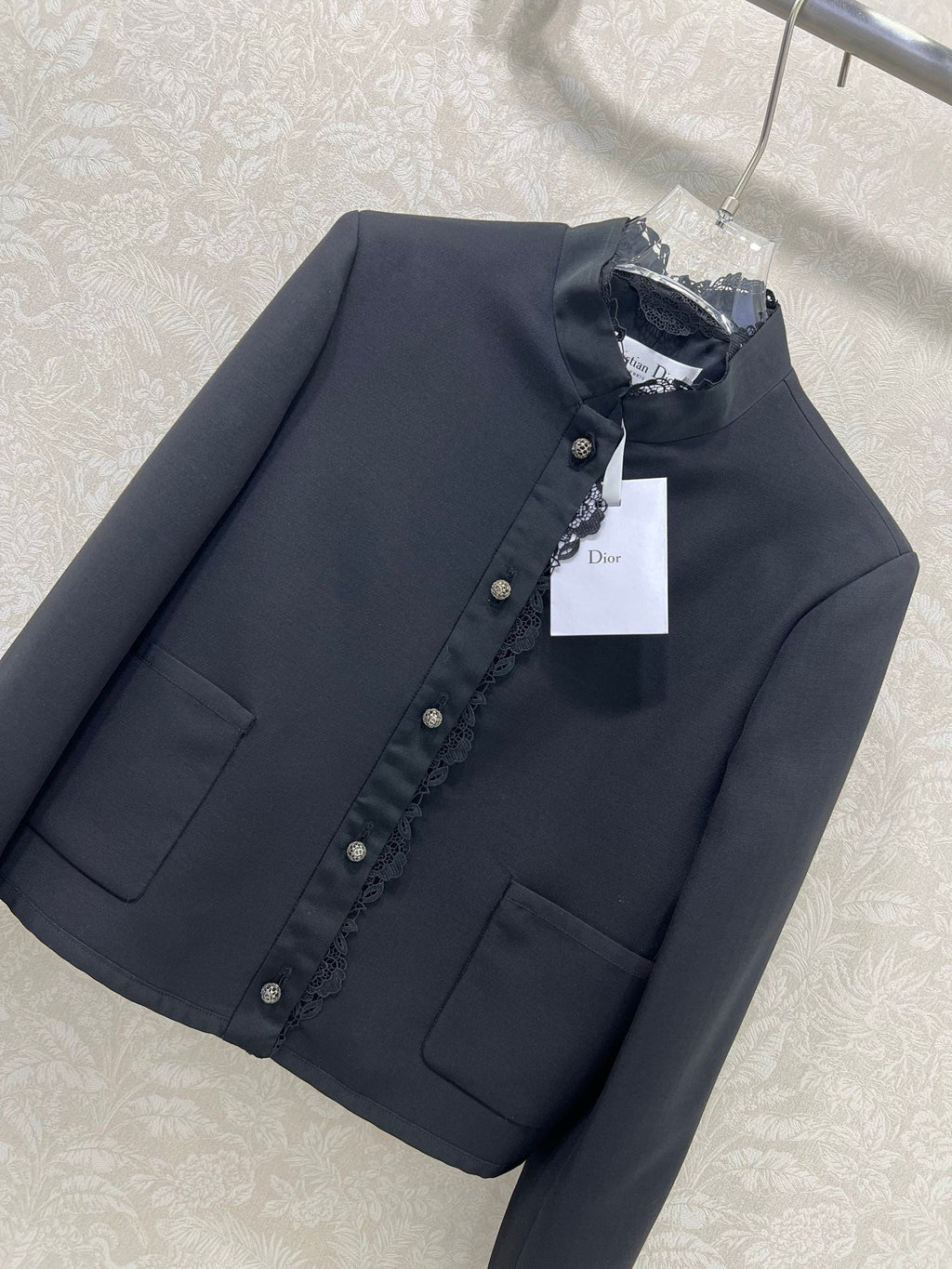 DIOR 25S SILK-BLEND KNIT JACKET STYLE 172
