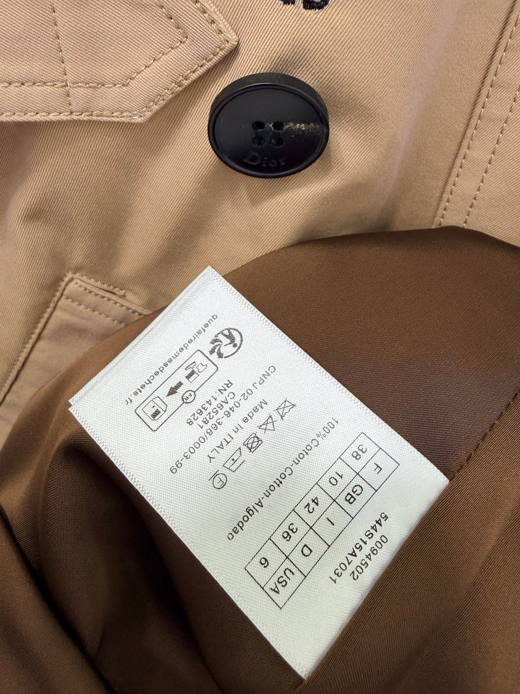DIOR 26S LONG COAT 893