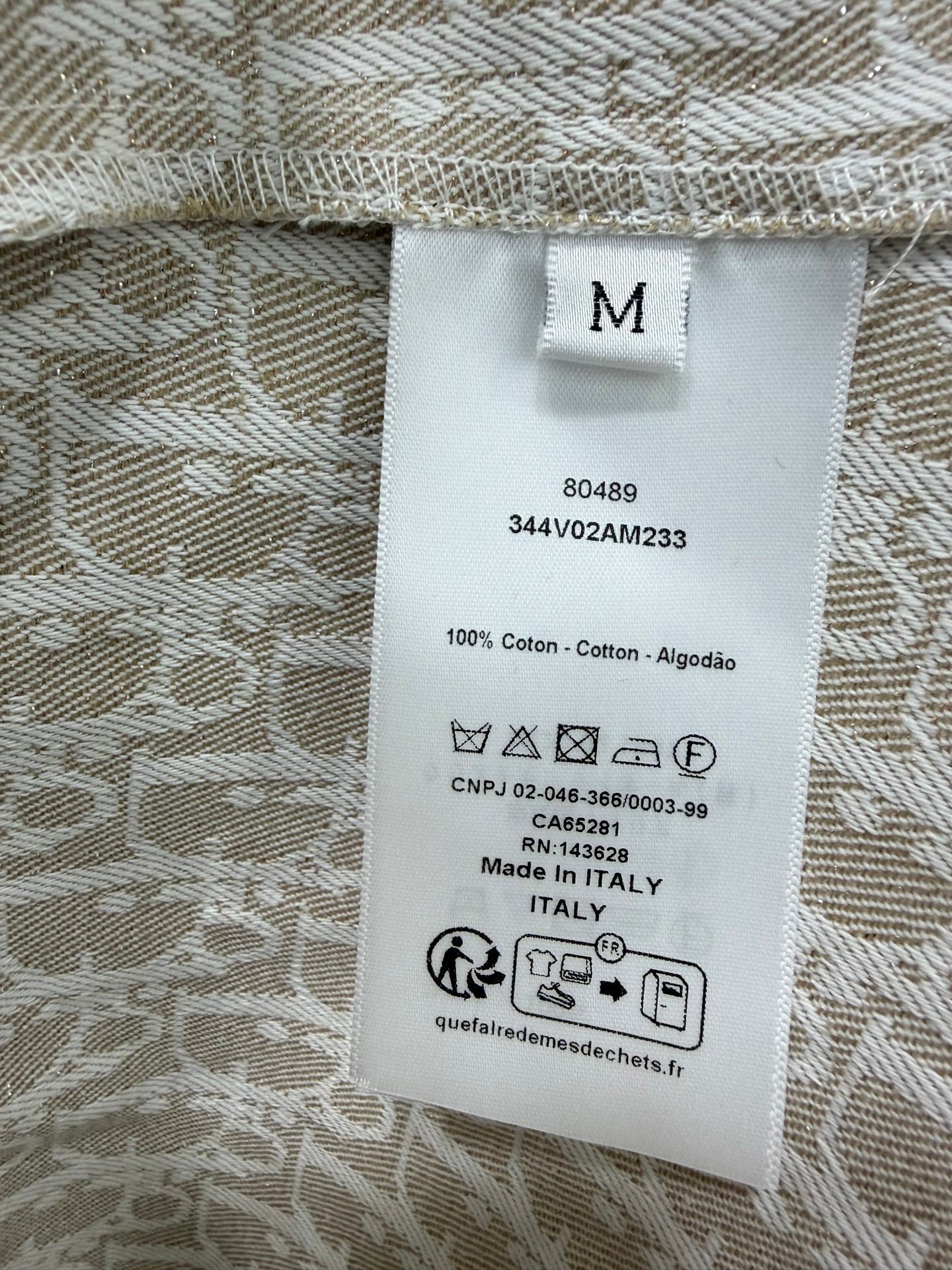 DIOR 26S SLEEVELESS MONOGRAM PRINT DRESS 1219