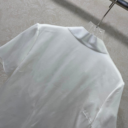 DIOR 26S SHORT-SLEEVE WAIST-TIED SHIRT 1216
