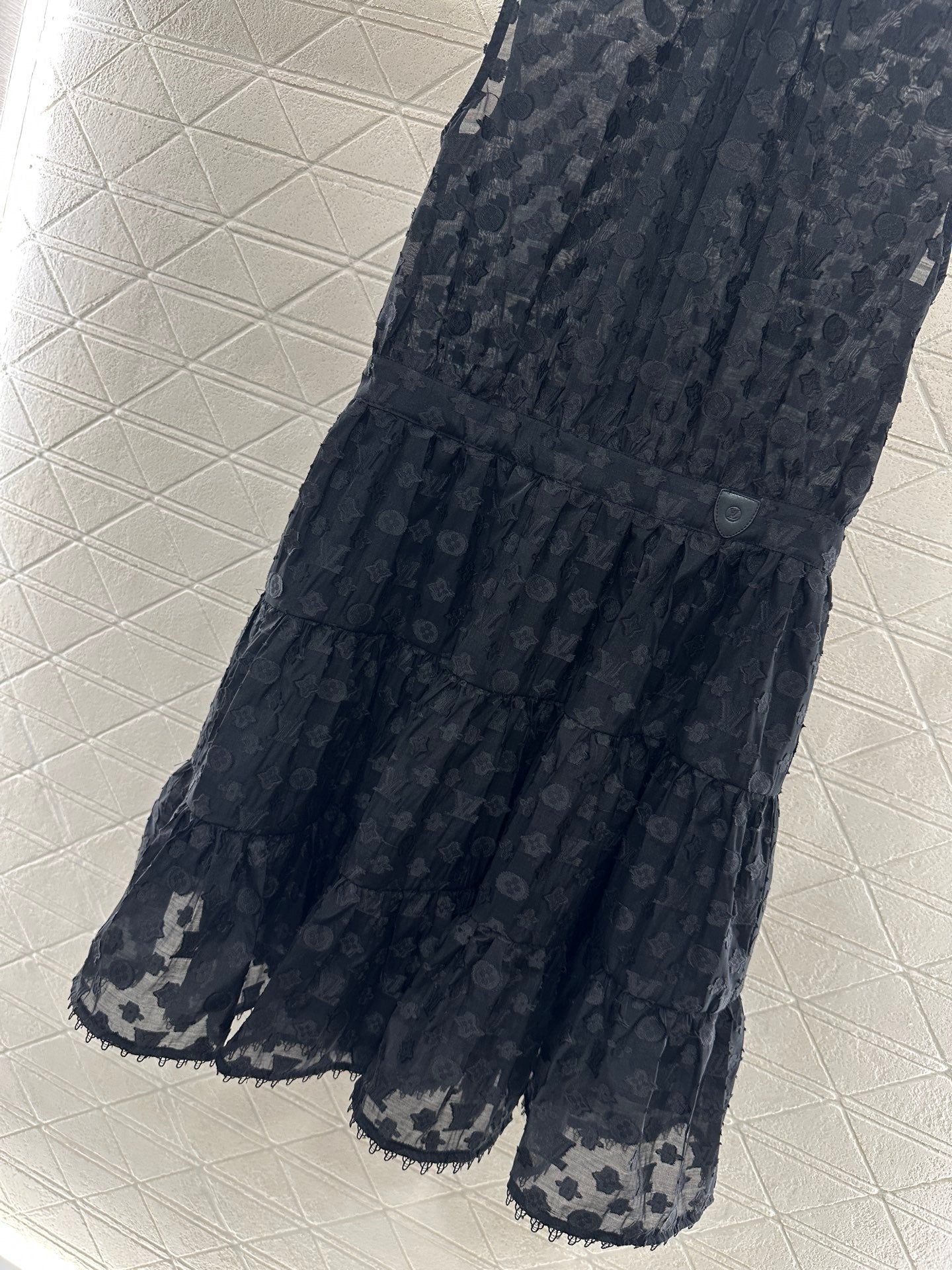 LV 25S SLEEVELESS JACQUARD DRESS 265590