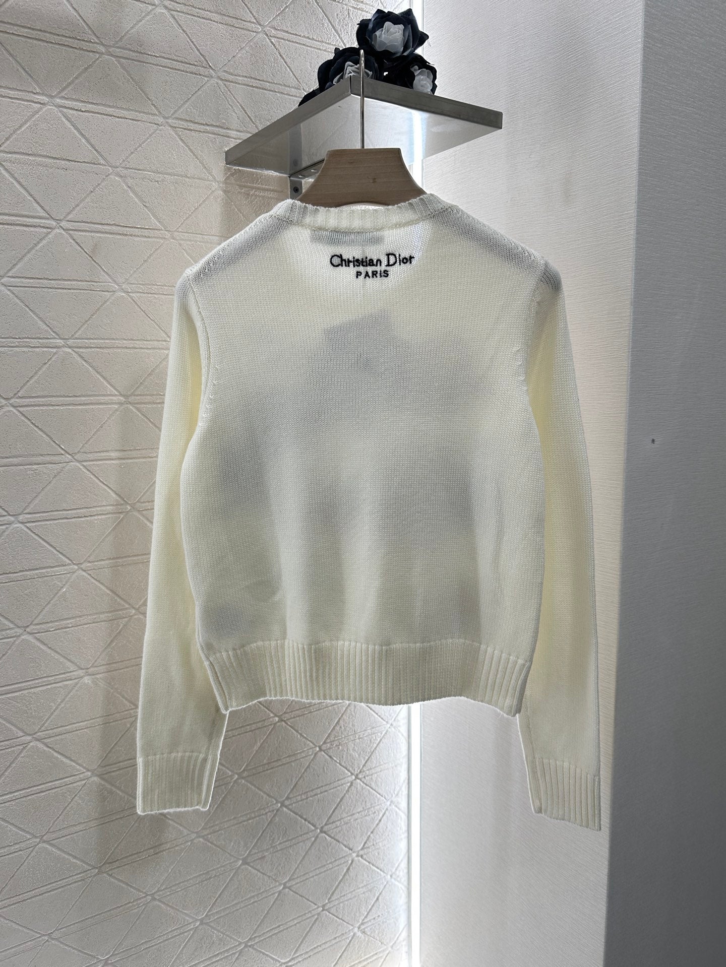 DIOR EMBROIDERED LANDSCAPE KNIT SWEATER 272312