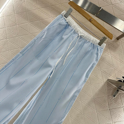 GUCCI STRIPED WIDE-LEG PANTS 276516