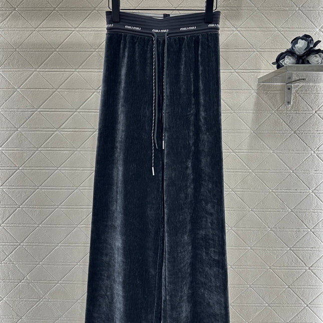 MIUMIU WIDE-LEG PANTS STYLE 118