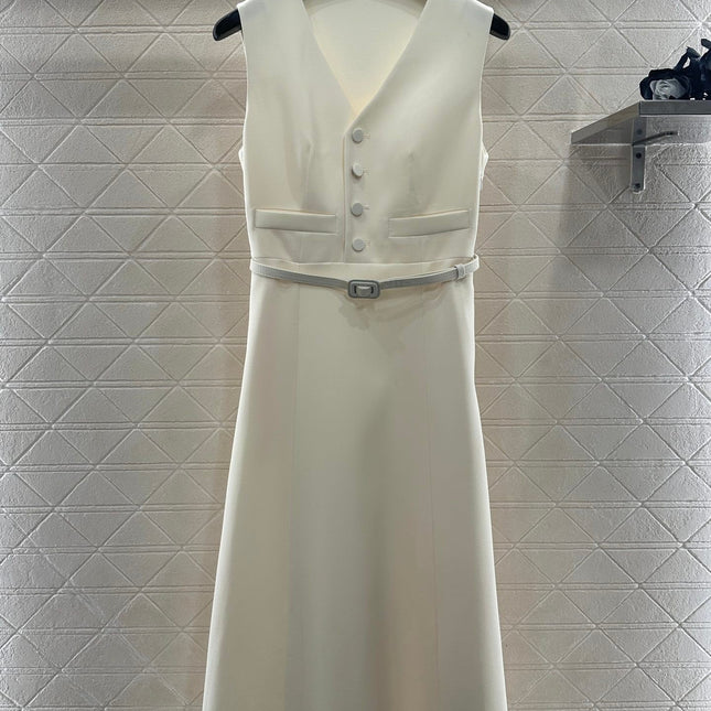 DIOR 25S SLEEVELESS DRESS WITH BELT STYLE 305