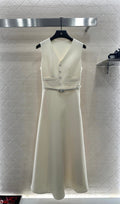DIOR 25S SLEEVELESS DRESS WITH BELT STYLE 305