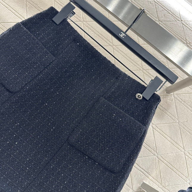 CHANEL 25S TWEED MINI SKIRT 303