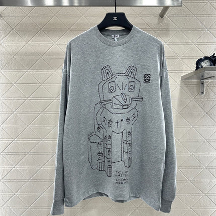 LOEWE LONG-SLEEVE CREW NECK T-SHIRT STYLE 237