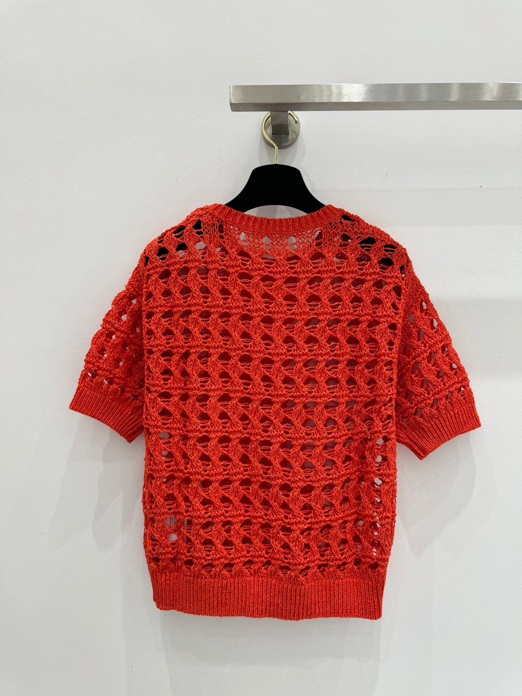 BRUNELLO 25S SHORT-SLEEVE KNIT SWEATER 267484