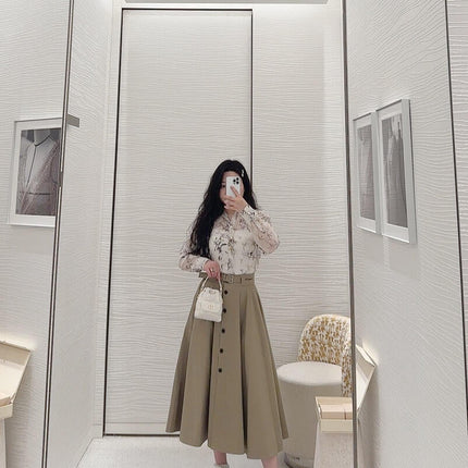 DIOR 25S A-LINE SKIRT 220699