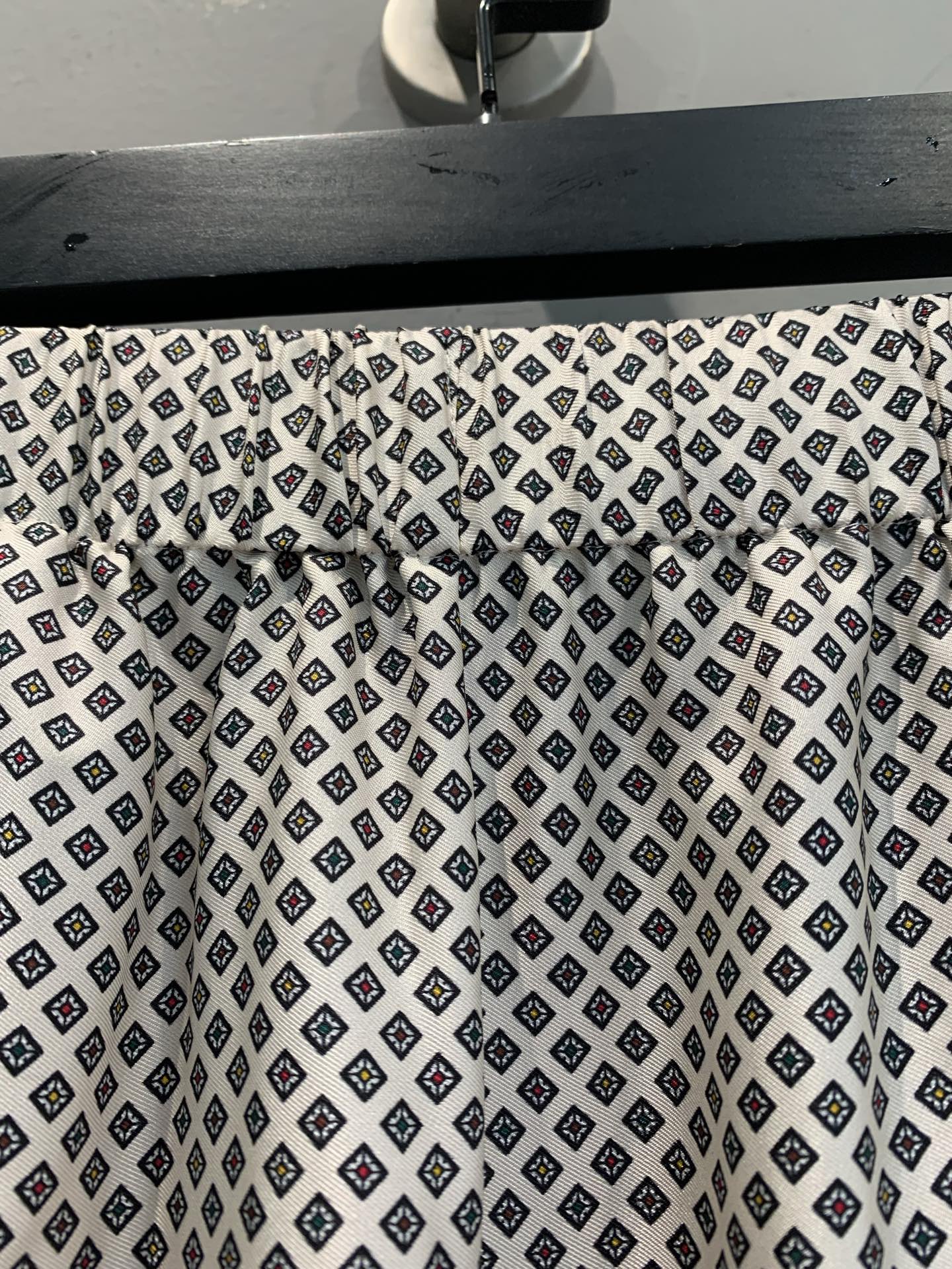 LORO PIANA 26S SILK PANTS 687