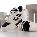LV TRAINER SNEAKER WHITE CALFSKIN MIX BLACK SUEDE