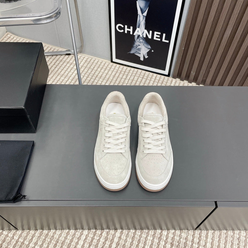 SL/61 SNEAKERS IN PALE GRAY SUEDE