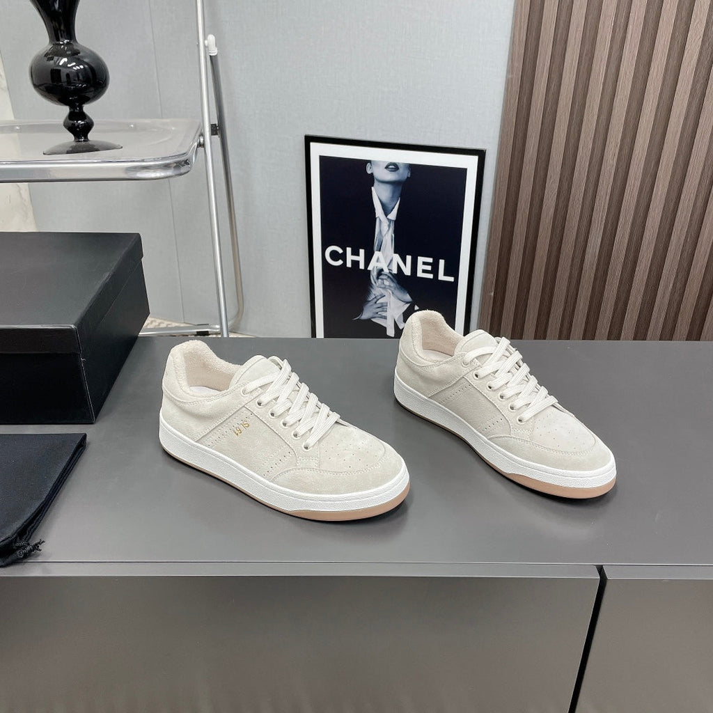 SL/61 SNEAKERS IN PALE GRAY SUEDE