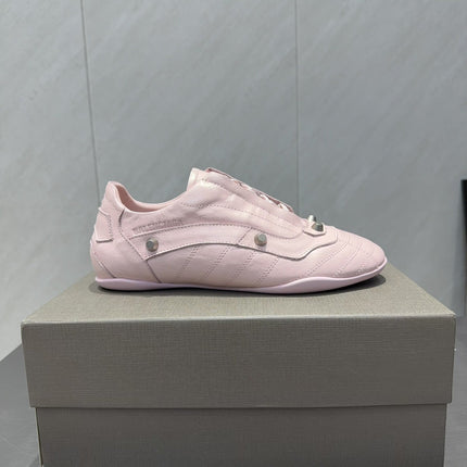 BALENCIAGA 25S SNEAKER IN LIGHT PINK CALFSKIN