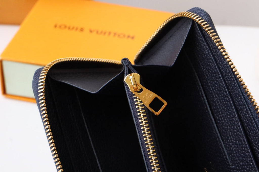 LV MONOGRAM LONG WALLET 20 IN BLACK AND CREAM GRAINED CALFSKIN