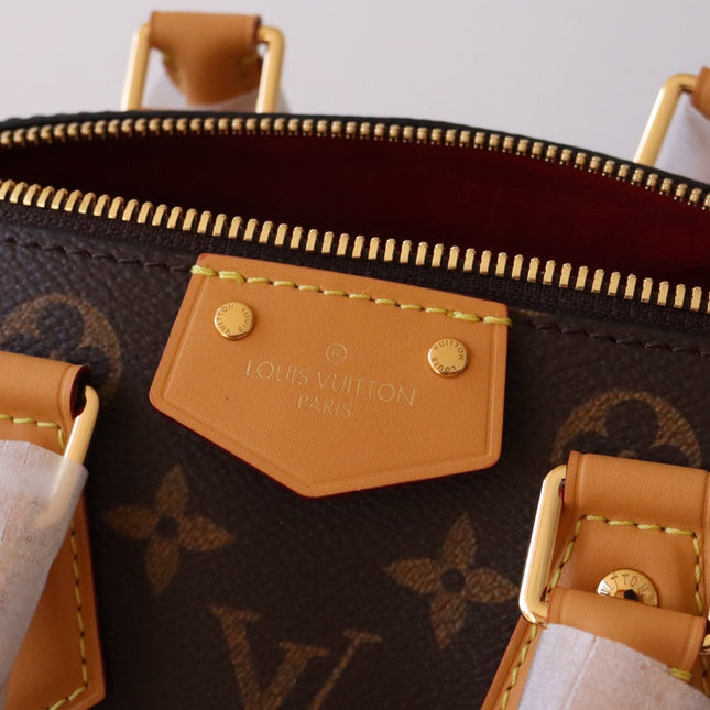 LV 26S SPEEDY TRUNK 20 IN BROWN MONOGRAM CANVAS