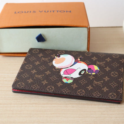 DOLL PASSPORT WALLET IN CHOCOLATE BROWN MONOGRAM CALFSKIN