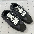TRAIL SNEAKER IN BLACK SUEDE