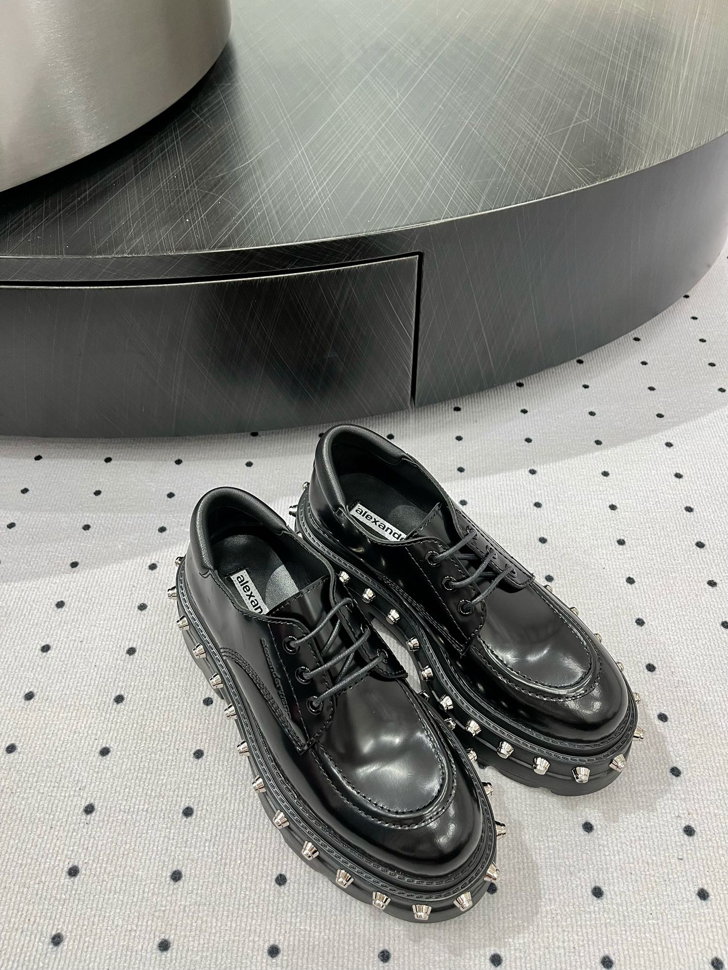 ATLAS DERBY 55 MM IN BLACK CALFSKIN